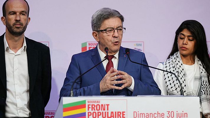 Telediario Fin de Semana - Mélenchon apuesta por retirar las candidaturas de izquierdas que queden en tercer puesto