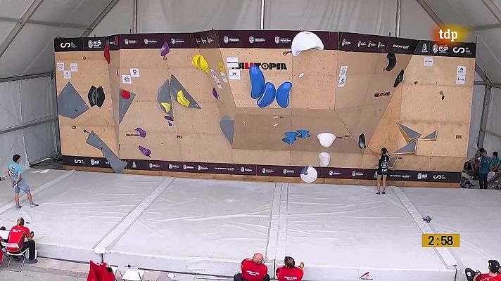 Escalada deportiva - Copa de España de velocidad y bloque. Final bloque
