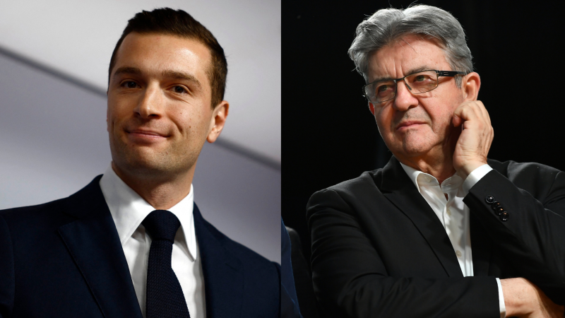 Bardella y Mélenchon se preparan para un duelo en la segunda vuelta de las legislativas francesas | Ver