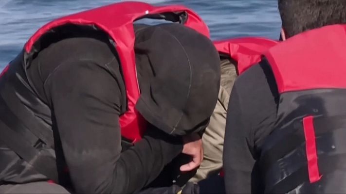 Telediario 1 - La llegada récord de personas migrantes, un golpe más a la campaña de Sunak