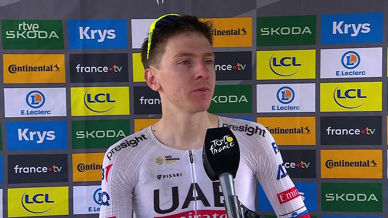 "En casa", Pogacar lidera la cuarta etapa del Tour - Tour de Francia | Ver