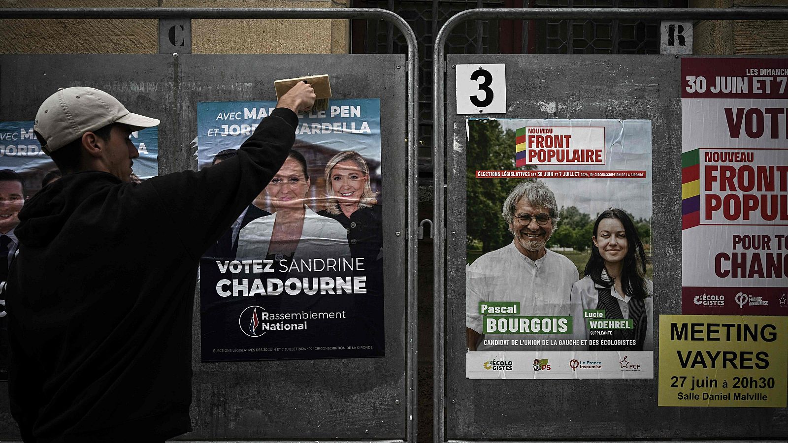 La izquierda y los macronistas retiran más de 200 candidaturas para frenar a la ultraderecha en Francia | Ver