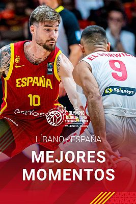  - España arrolla a Líbano en su debut en el Preolímpico