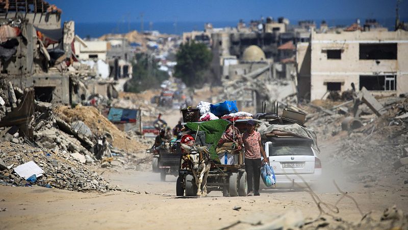 Refugiados palestinos tuvieron que pagar para huir de Gaza - Telediario Internacional | Ver