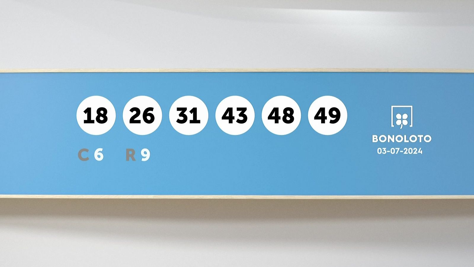 Sorteo de la Lotería Bonoloto del 03/07/2024 - Ver ahora