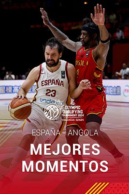 Baloncesto en RTVE - Mejores momentos del España - Angola del Preolímpico