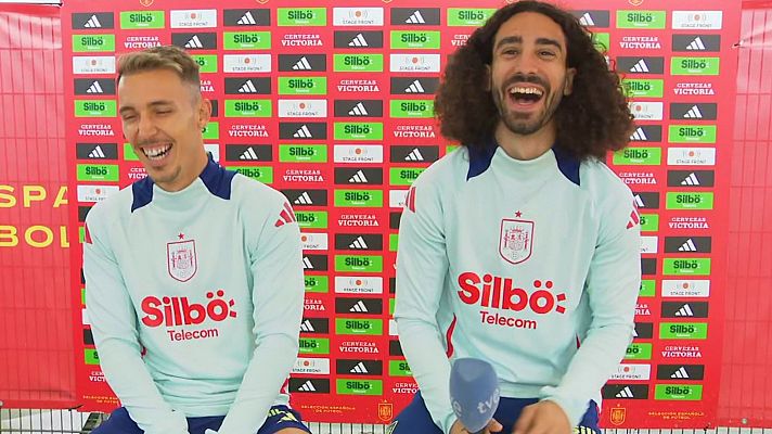 Marc Cucurella y Álex Grimaldo se someten al test de los laterales