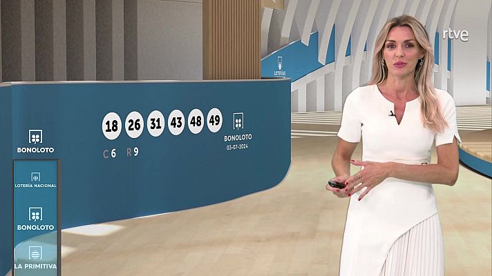Loterías - Sorteo de la Bonoloto del 03/07/24