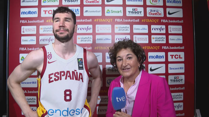 Baloncesto en RTVE - Darío Brizuela, a RTVE: "Willy y Santi han tirado del carro, pero el trabajo es coral"
