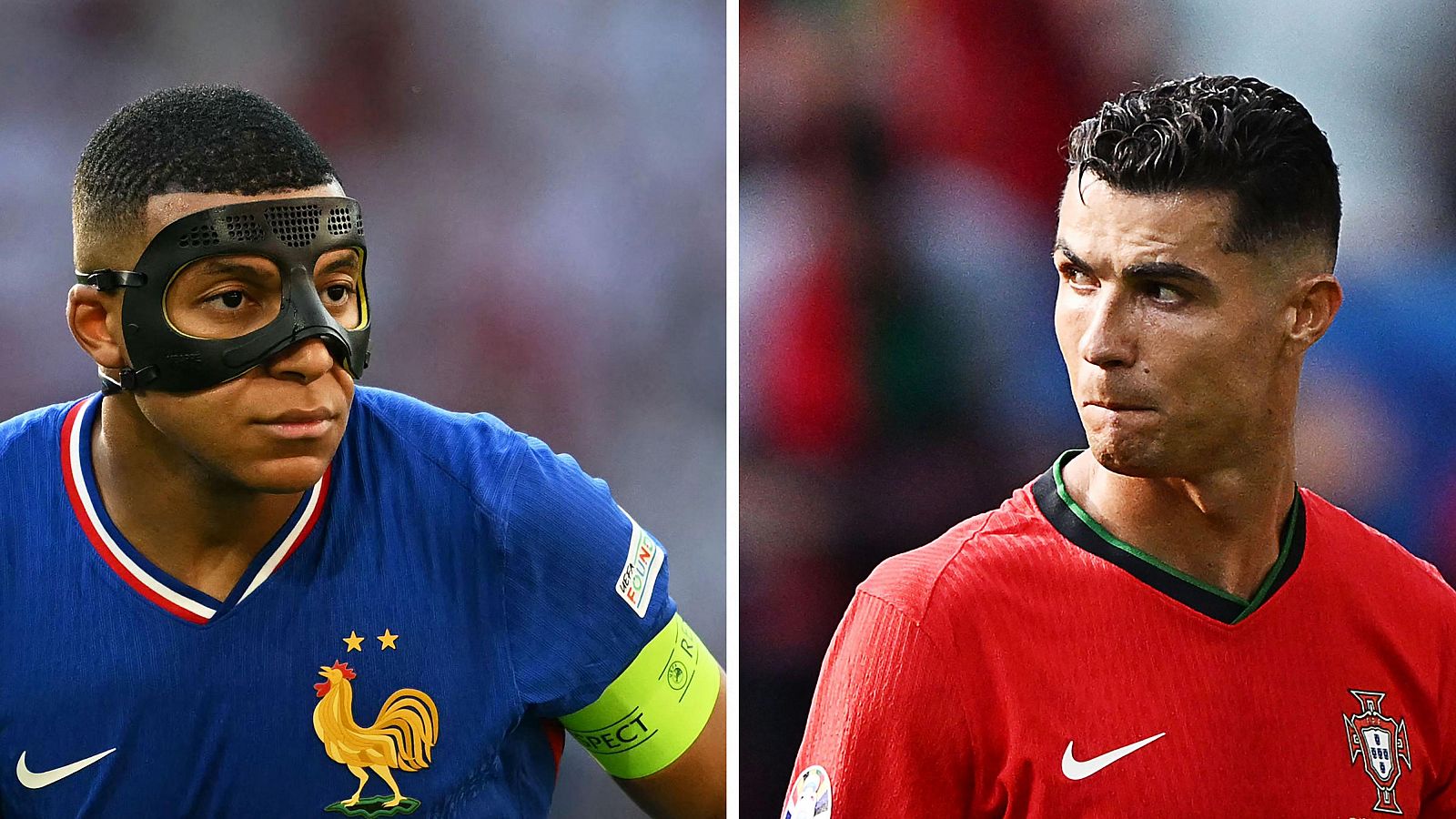 Francia - Portugal: Kylian Mbappé vs. Cristiano Ronaldo