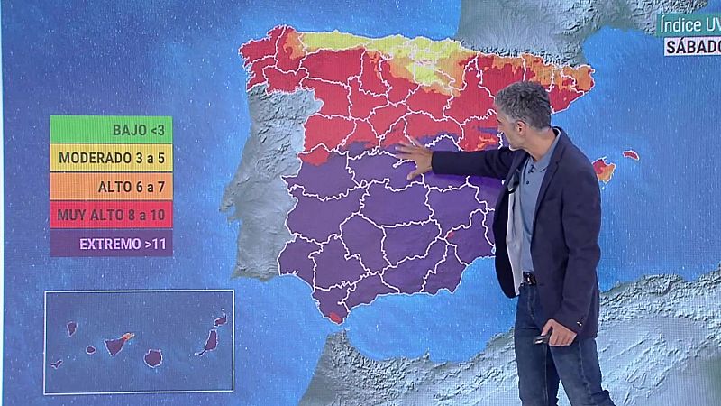 Tormentas localmente fuertes en el cuadrante nordeste peninsular - ver ahora