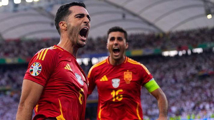 Mikel Merino: "En Stuttgart debuté con la selección y este gol... este estadio es especial para mi"