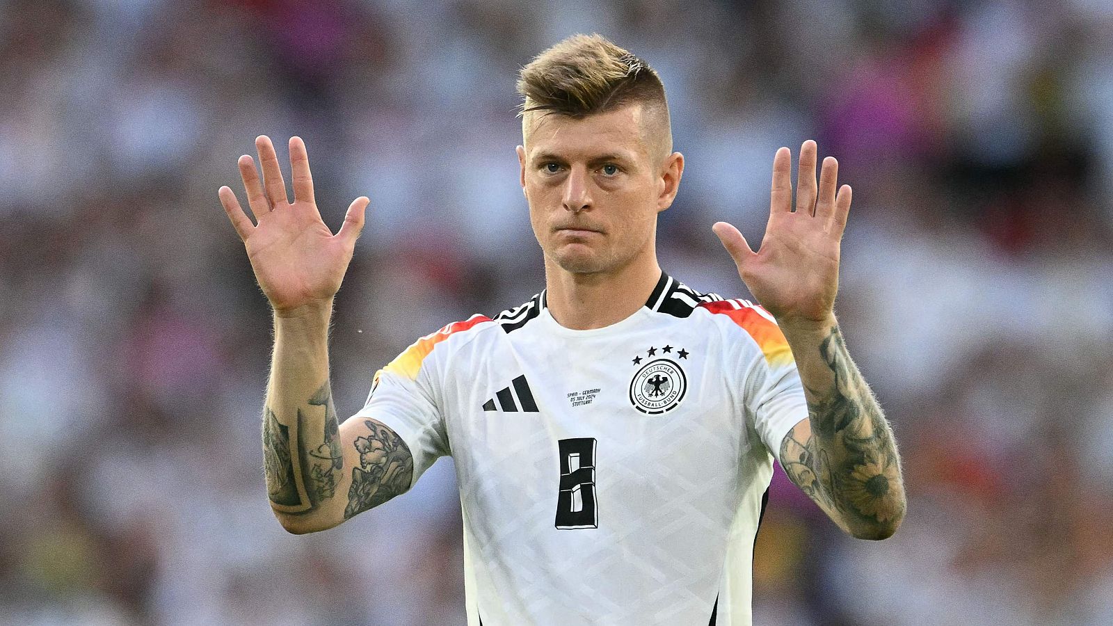 El amargo adiós al fútbol de Toni Kroos tras la derrota de Alemania ante España