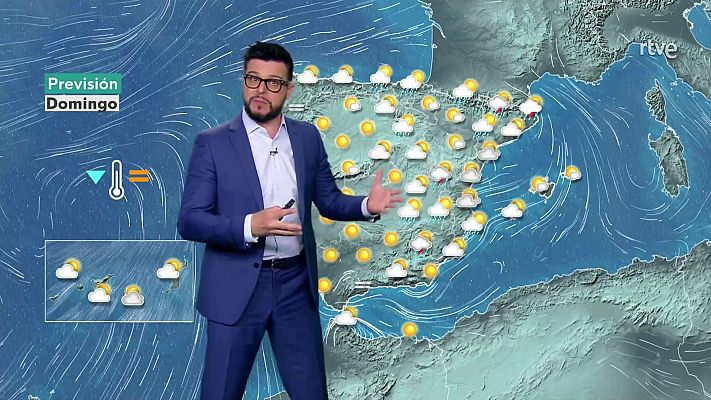 Temperaturas máximas en descenso notable