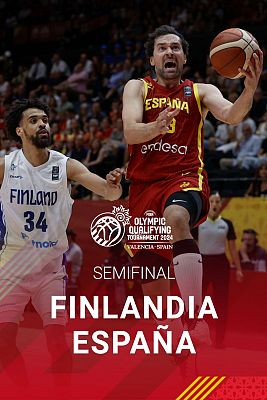 Torneo masculino de Clasificación Olímpica. Semifinal: Finlandia - España