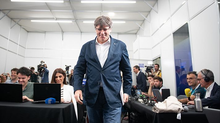 Telediario Fin de Semana - Junts y ERC buscan una estrategia común tras el rechazo del TS a amnistiar a Puigdemont