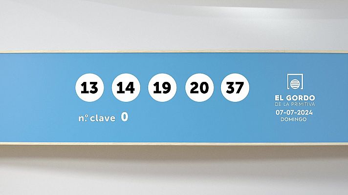 SELAE - Sorteo de la Lotería Gordo de la Primitiva del 07/07/2024