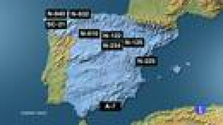 Telediario 1 - Riesgo de accidentes