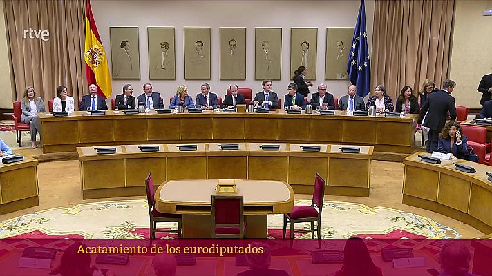 Parlamento - Acatamiento Eurodiputados