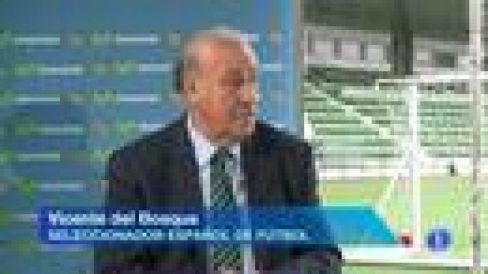 Telediario 1 - Del Bosque quiere que Iniesta gane el Balón de Oro