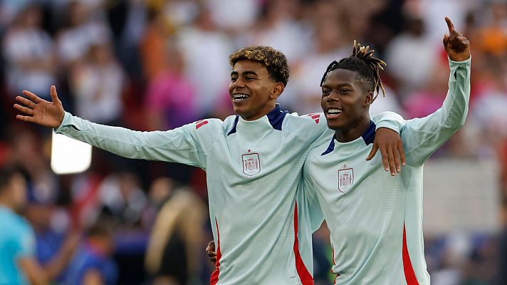 Telediario 1 - Nico Williams y Lamine Yamal, el reflejo de una España plural