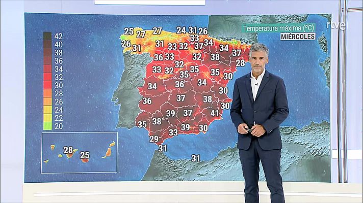 El tiempo - Las temperaturas máximas aumentarán en el sudeste peninsular y los archipiélagos