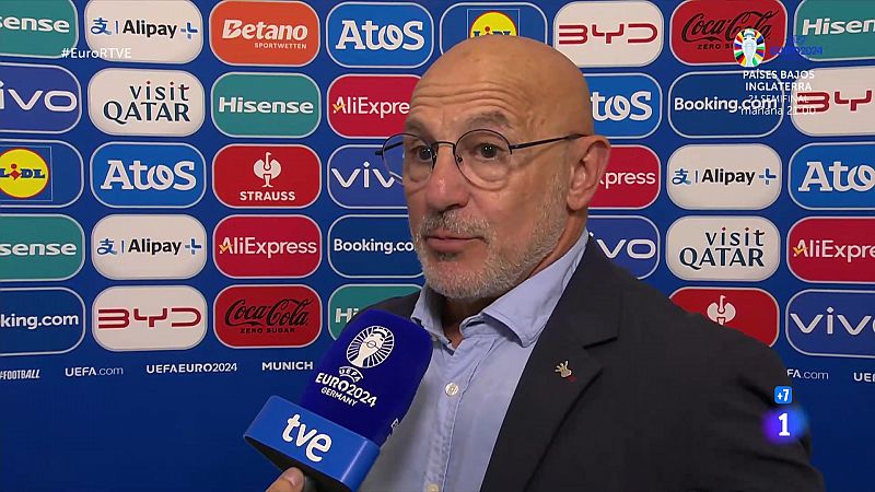 Luis de la Fuente, tras el pase a la final: "Hemos llevado a Espaa al lugar que le corresponde"