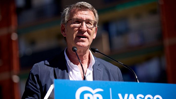 Telediario 1 - Feijóo asegura que las comunidades del PP acogerán a los 400 menores migrantes que plantea el Gobierno