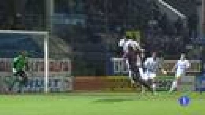 Telediario 1 - El Eibar pone en apuros al Málaga