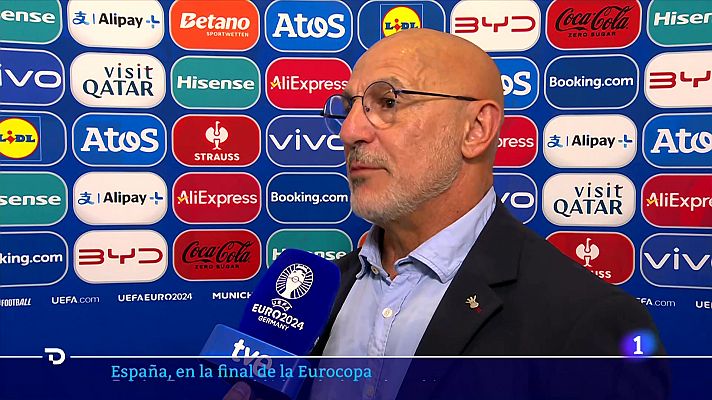 Telediario 1 - Luis de la Fuente, el gestor de una España que triunfa: "Queremos seguir haciendo historia"