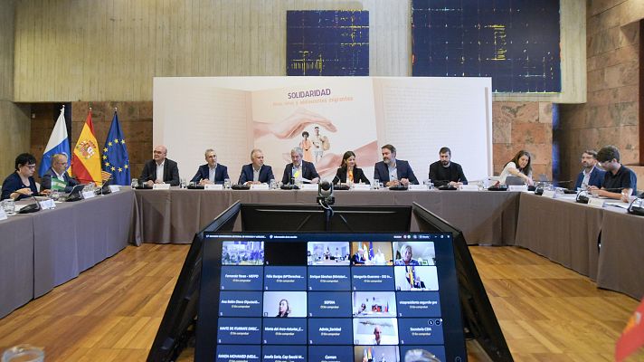 Telediario 1 - Las comunidades del PP aceptan reubicar menores migrantes, pero no se comprometen con el reparto obligatorio