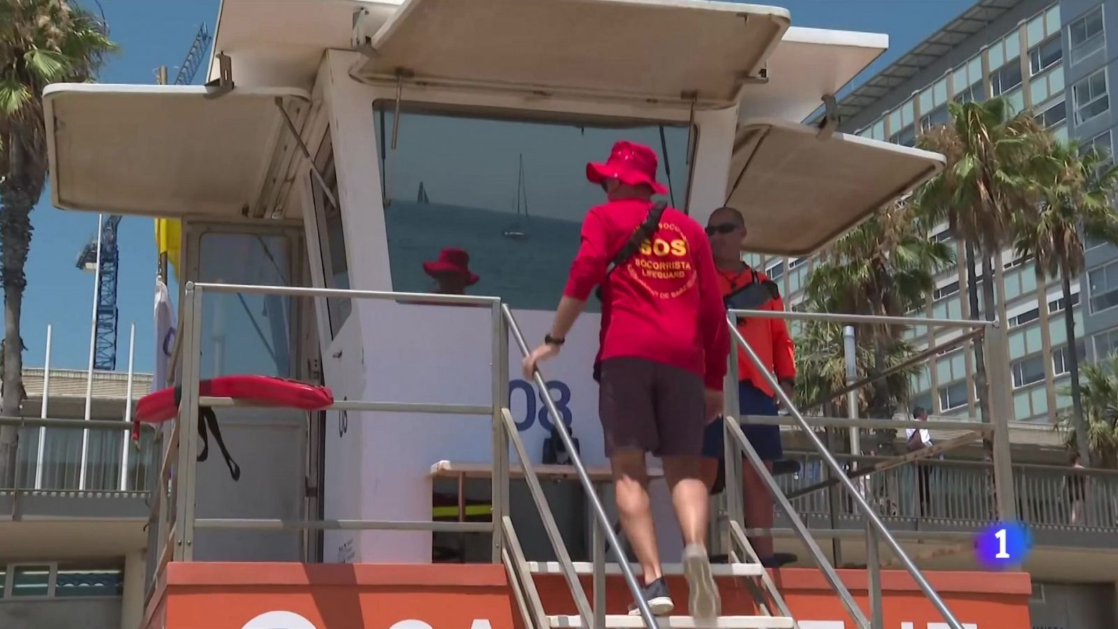 Un estudi determina el risc de l'exposició solar dels socorristes - L'Informatiu | Veure