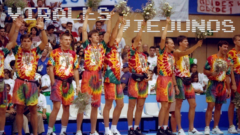 La historia detrás de la camiseta lituana de baloncesto en Barcelona'92