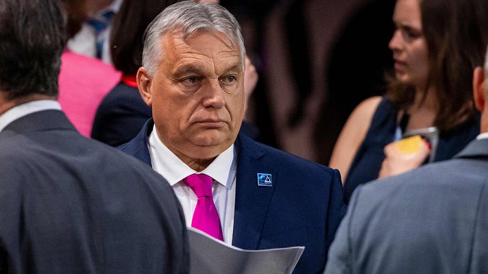 Telediario 2 - La reunión entre Víktor Orbán y Donald Trump reaviva las polémicas entre los países de la UE
