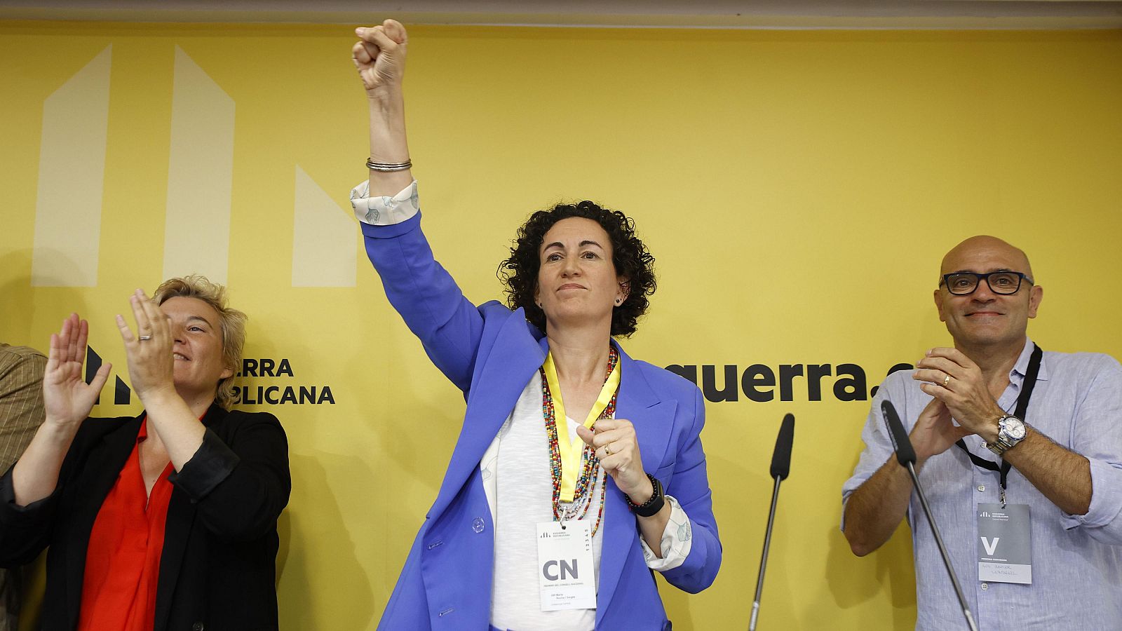 Marta Rovira pisa de nuevo la sede de ERC seis años después | Ver
