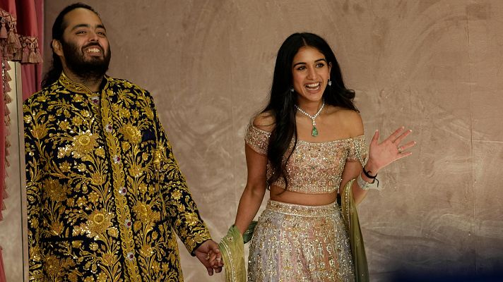 Arranca la gran boda india: celebridades mundiales asisten al enlace del hijo del mayor magnate de Asia