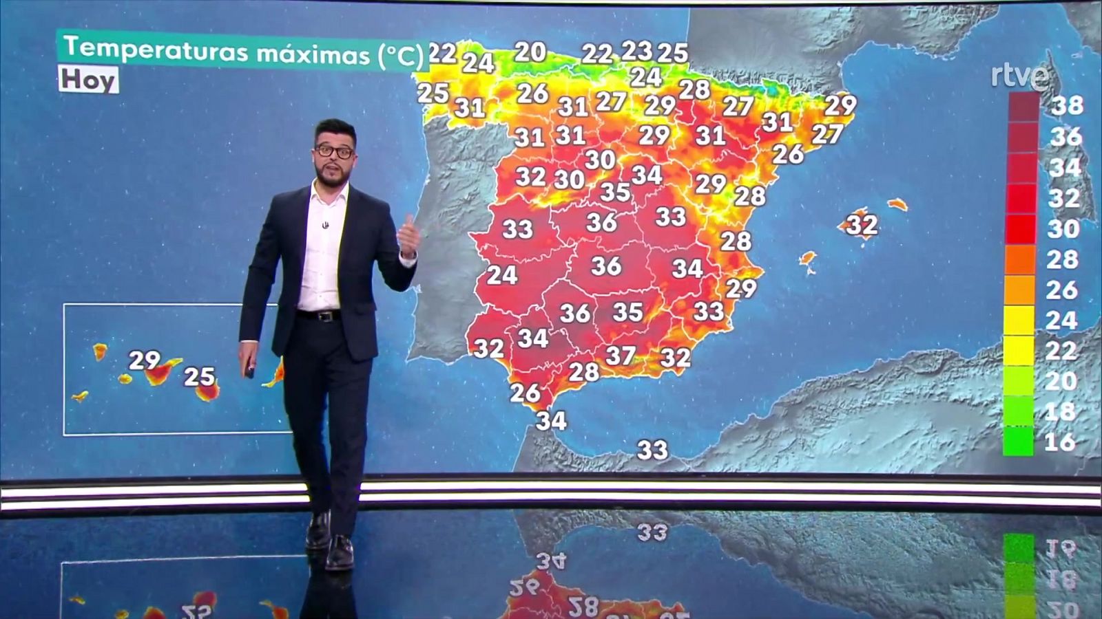Las mínimas descenderán en general, con aumentos en el extremo sureste peninsular y oeste de ambas mesetas - ver ahora