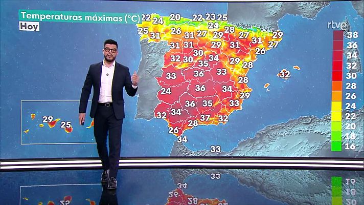 Las mínimas descenderán en general, con aumentos en el extremo sureste peninsular y oeste de ambas mesetas