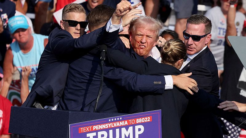 Trump sufre heridas leves tras ser disparado en Pensilvania | Ver