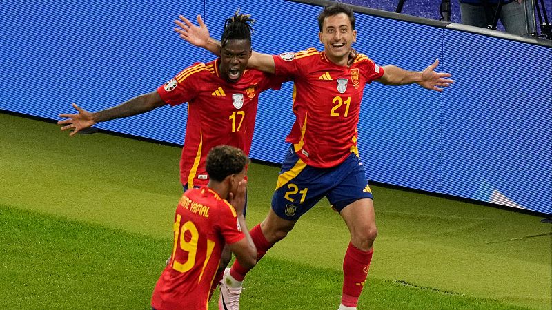 Gol de Mikel Oyarzabal (86') España - Inglaterra (2-1) | Eurocopa 2024 - Eurocopa | Ver