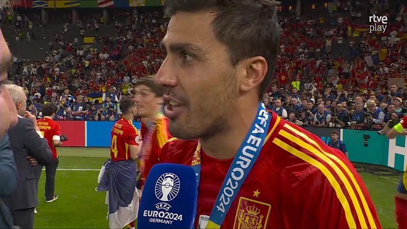 Rodri, MVP de la Eurocopa: "Es el mejor da de mi carrera"