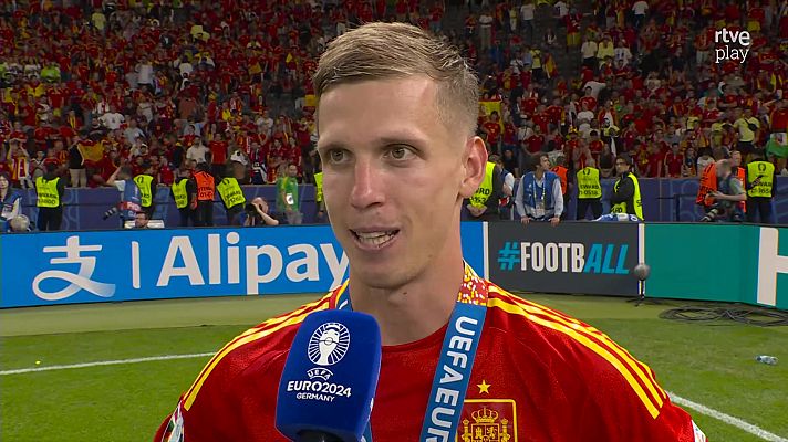 Dani Olmo, campeón de la Euro: "Ha sido el torneo soñado"