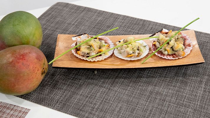 Saber vivir - Bocado de berberechos con mango