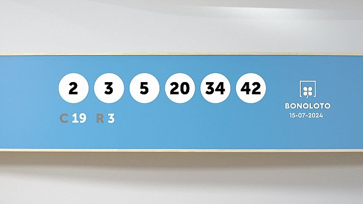 SELAE - Sorteo de la Lotería Bonoloto del 15/07/2024
