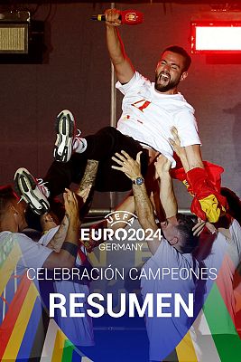 Así ha sido la celebración de la selección en Madrid por la cuarta Eurocopa