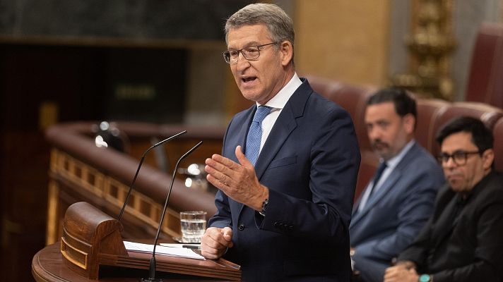 Informativo 24h - Feijóo advierte de que el plan de Sánchez sobre medios puede acabar como "el mayor ataque a la libertad de información"