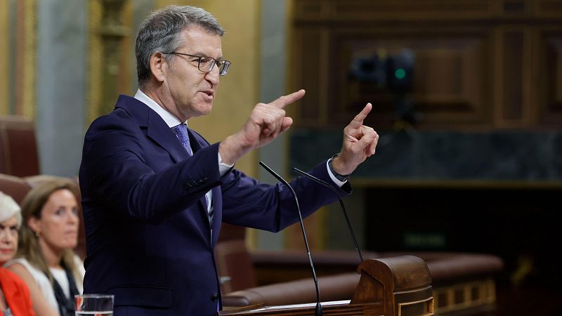 Feijóo reta a Sánchez a aclarar si Moncloa es "sede de negocios familiares" | Ver