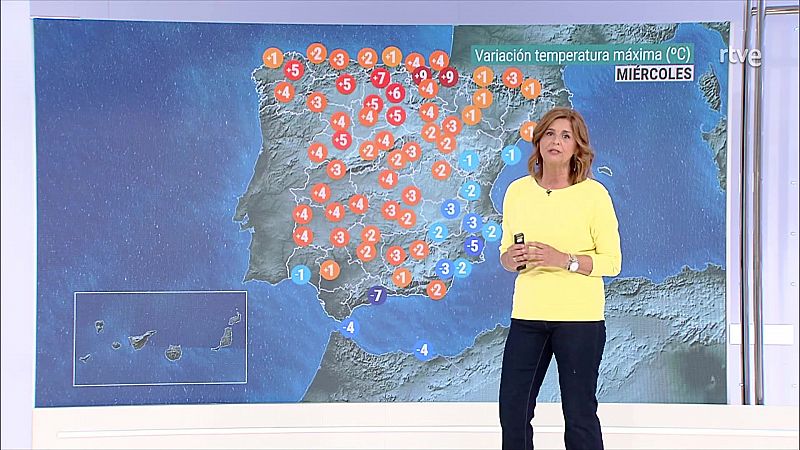 Temperaturas significativamente elevadas en gran parte del interior de la mitad sur - ver ahora