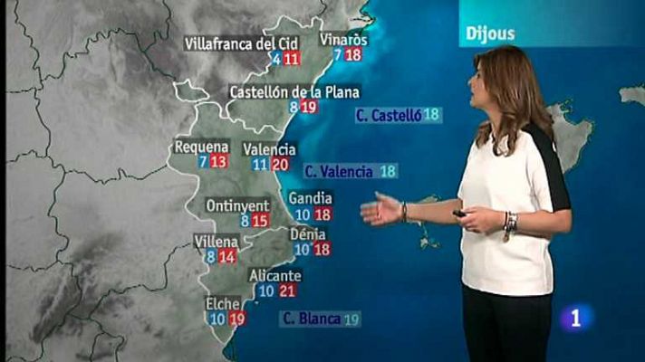 L'informatiu - Comunitat Valenciana - El tiempo en la Comunidad Valenciana - 19/12/12