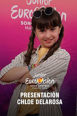 Eurovisión Junior - Rueda de prensa de presentación de Chloe DelaRosa